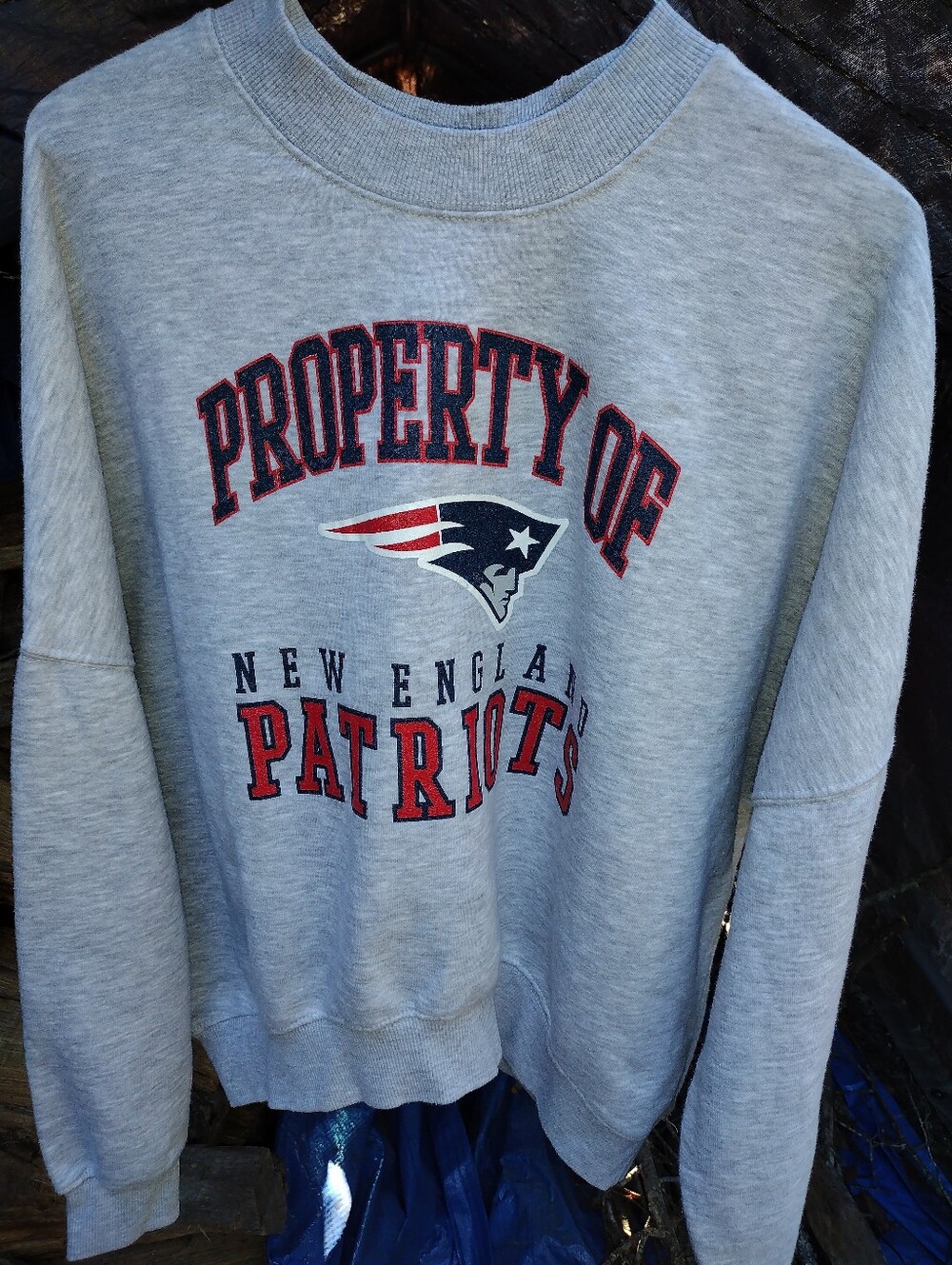 New England Patriots Fan Graphic Sweatshirt